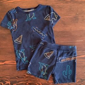 Crewcuts J. Crew 3T short sleeve shorts Pajamas 100% Cotton